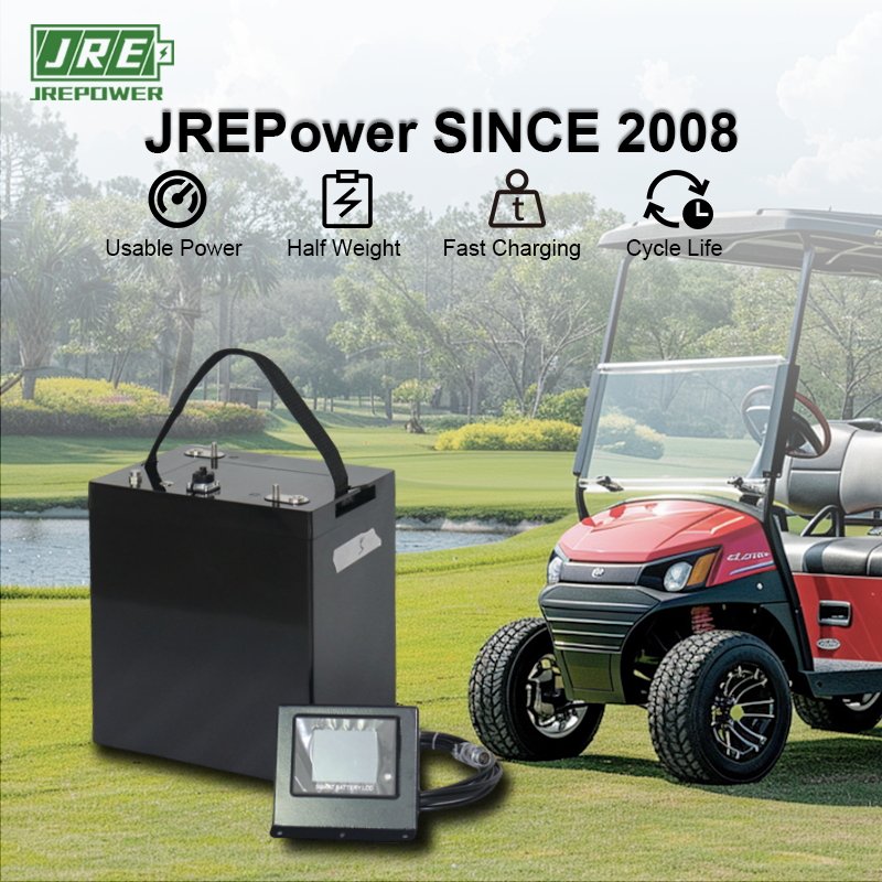 48V 50ah pro battery super current Deep Cycle long life Rechargeable LiFePO4 Golf Cart Battery perfect replace lead acid battery