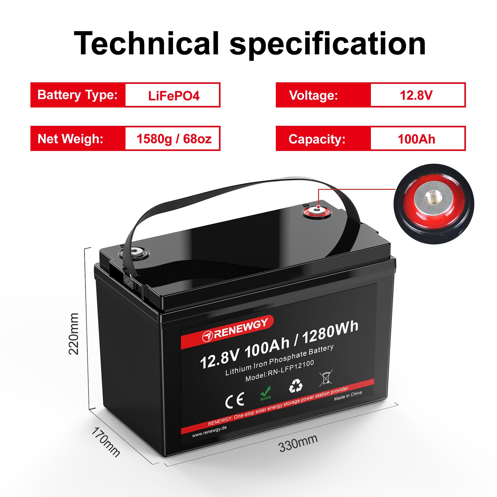 Deep Cycles Lifepo4 Battery Pack 12v 100ah 200ah Lithium Ion Lead Acid Replacement Batteries For Solar Energy System