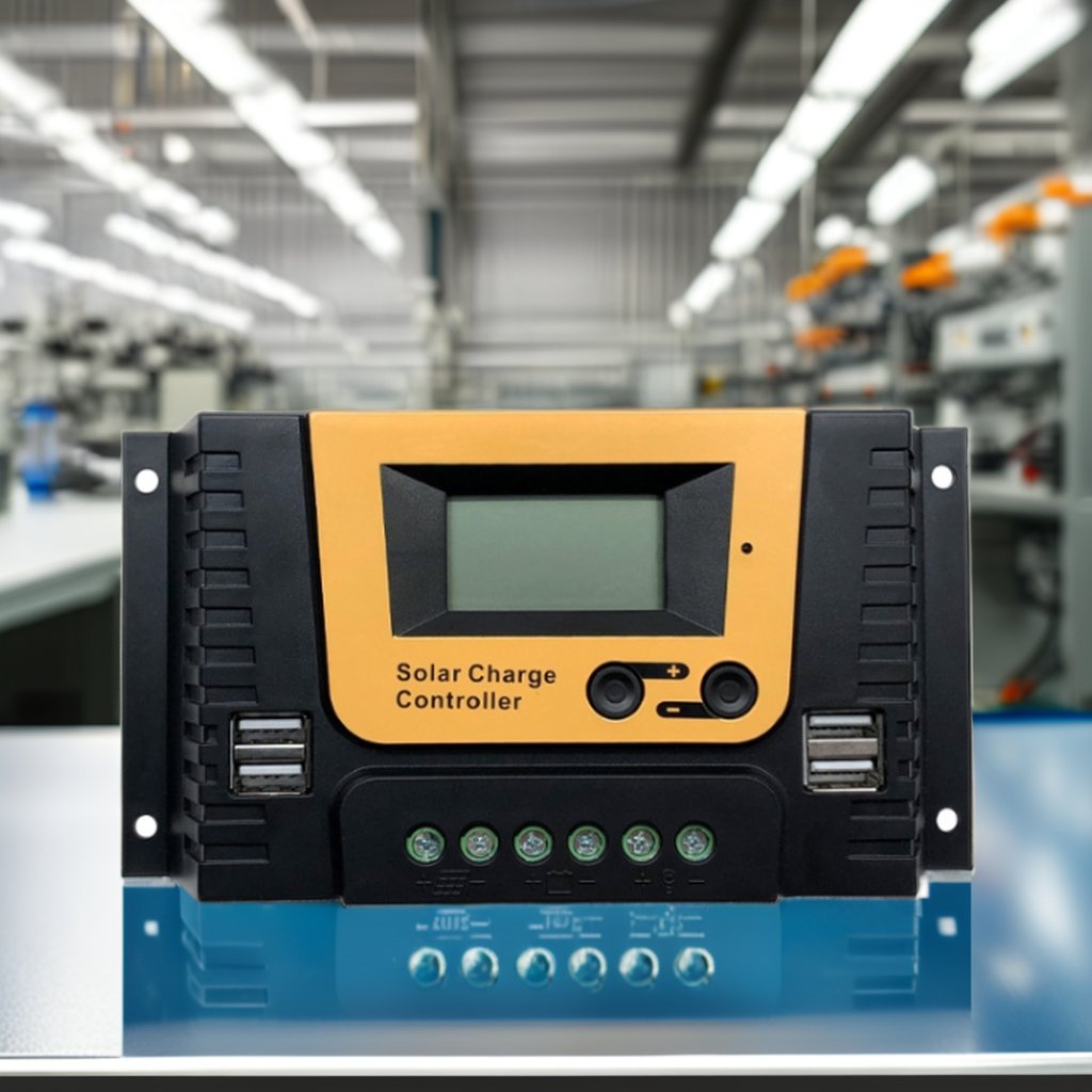 Solar Controller 10A-80A LCD PWM/MPPT Char Mode 12V/24V System Volta for Lead-Acid Battery ROHS Certified Lighting Application