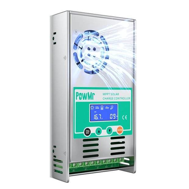 PowMr MPPT 60A Solar Regulator LCD Display 12V 24V 36V 48V Auto Solar Controller Solar Charge Controller