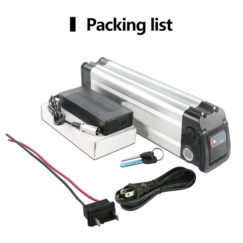 72v 52v lifepo4 pack lithium ion battery silvery fish 36v 48v 16ah electric bicycle e-bike e bike ebike battery