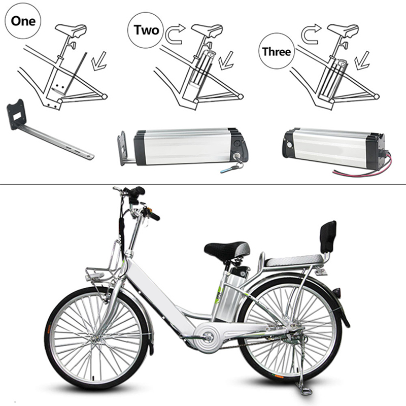 72v 52v lifepo4 pack lithium ion battery silvery fish 36v 48v 16ah electric bicycle e-bike e bike ebike battery