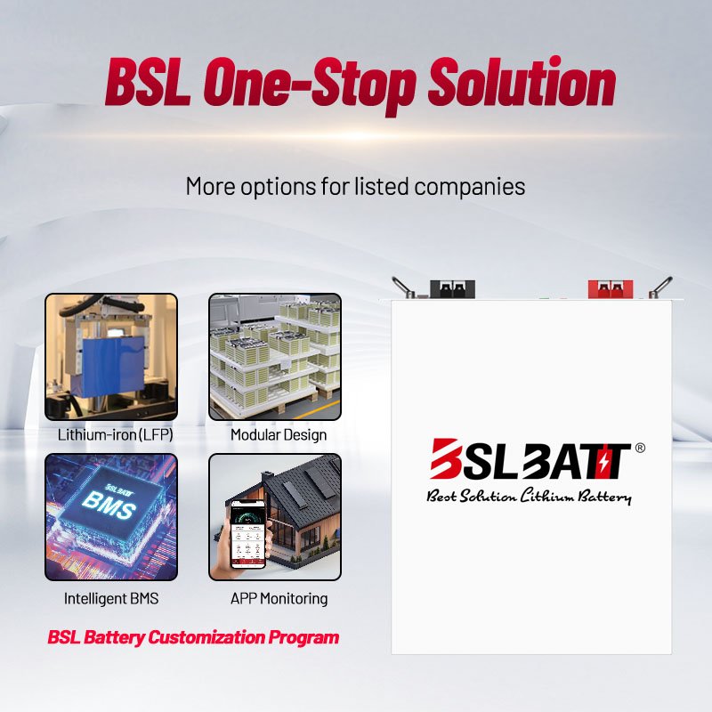 BSLBATT solar 5kw 48v 100ah deep cycle lithium ion battery suppliers