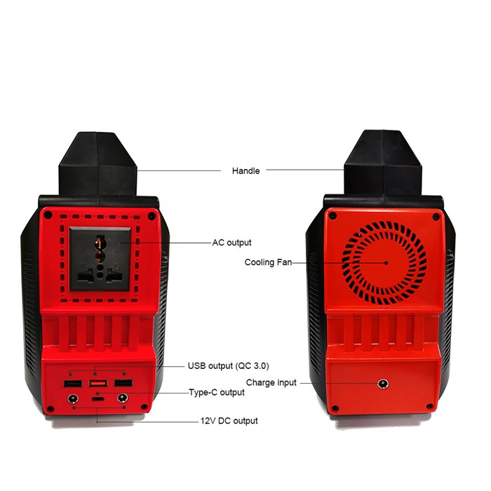 Portable Solar Power Generator 80000mAh 300w portable generator with LCD & Built-in MPPT controller solar energy generator