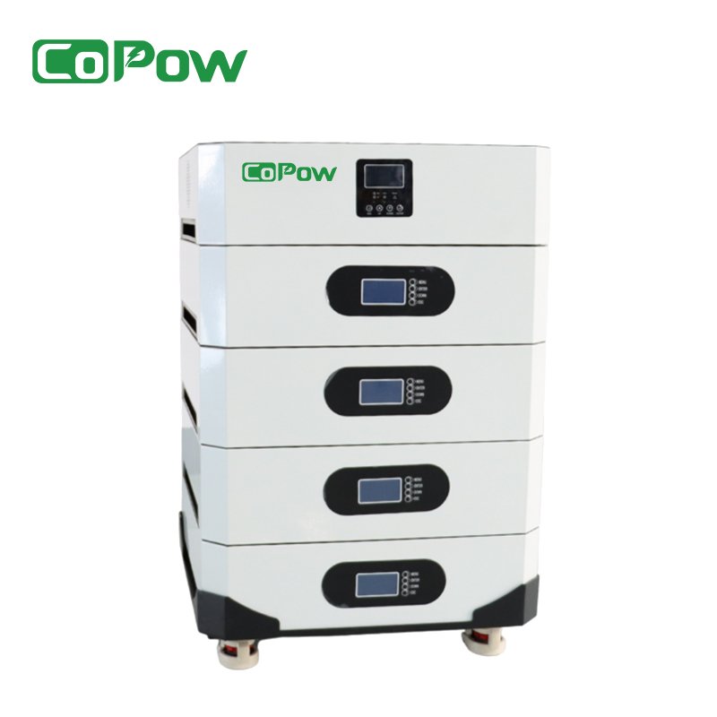 COPOW 48V Lithium Ion Battery 5KWH 10KWH 20KWH 48V 100Ah 150Ah 200Ah 400Ah LiFePO4 Battery 48V Solar System Lithium Battery