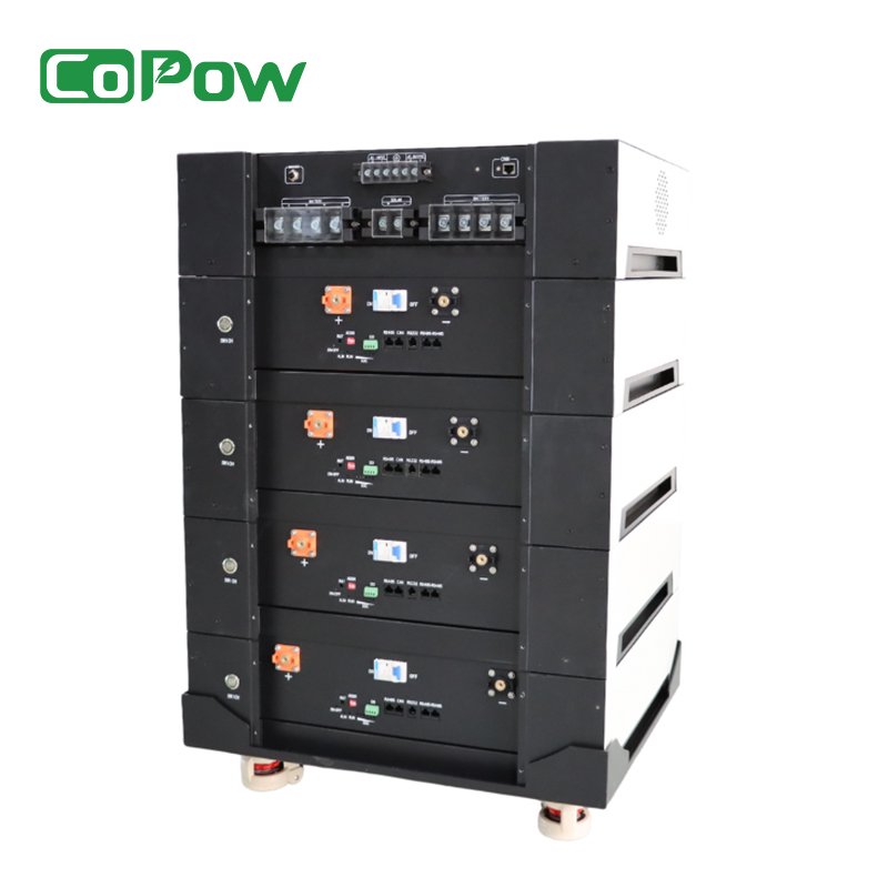COPOW 48V Lithium Ion Battery 5KWH 10KWH 20KWH 48V 100Ah 150Ah 200Ah 400Ah LiFePO4 Battery 48V Solar System Lithium Battery
