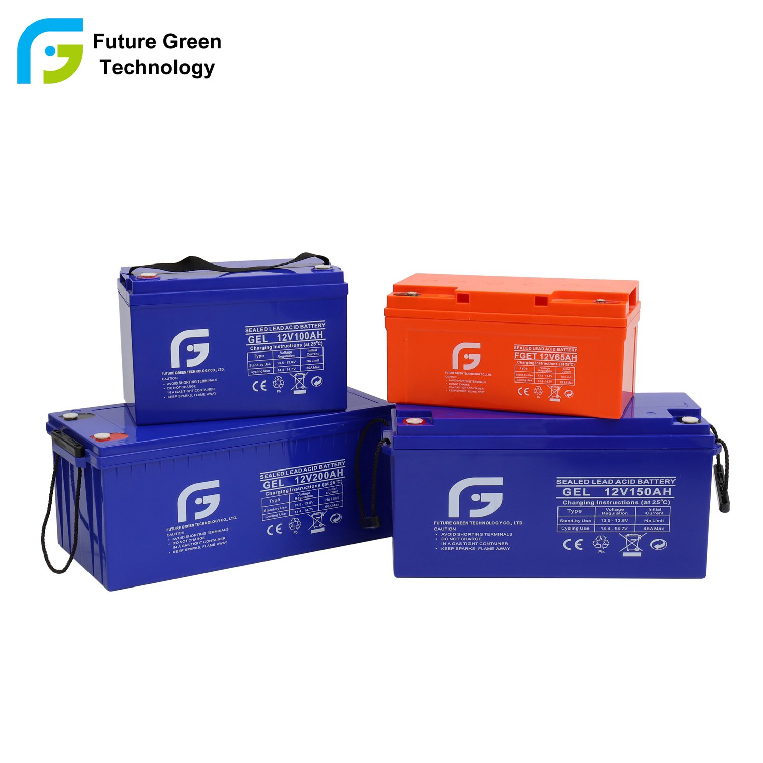 OEM 260AH Sealed Lead Acid Storage Battery 12V Solar Energy Copper/Lead 99.9994% Pure Lead Explosion-Proof