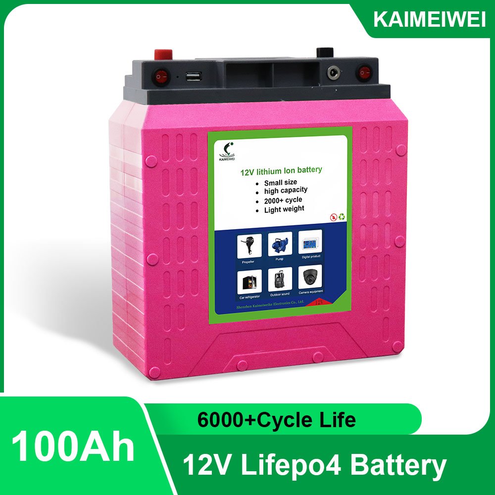 Kaimeiwei battery wholesale 12 volt Portable 12V 40Ah rechargeable lithium ion battery with charger