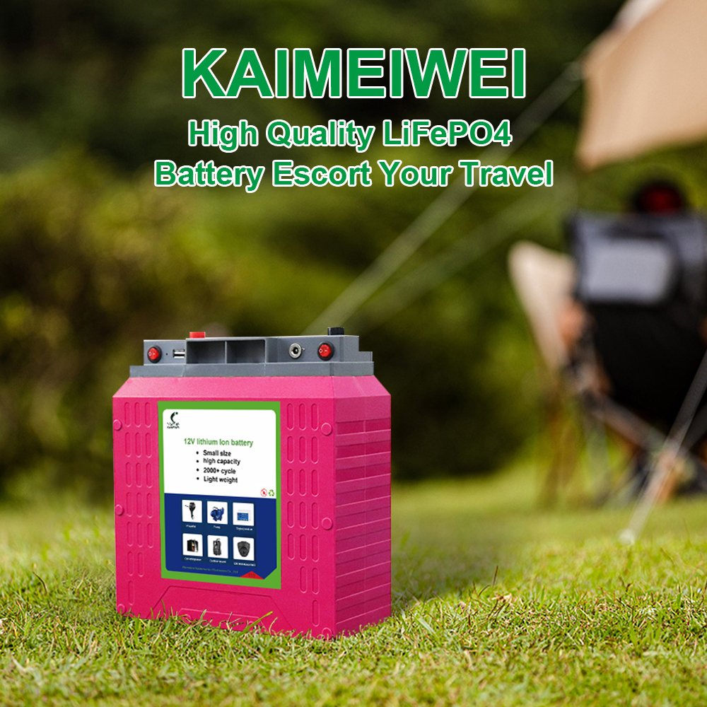 Kaimeiwei battery wholesale 12 volt Portable 12V 40Ah rechargeable lithium ion battery with charger