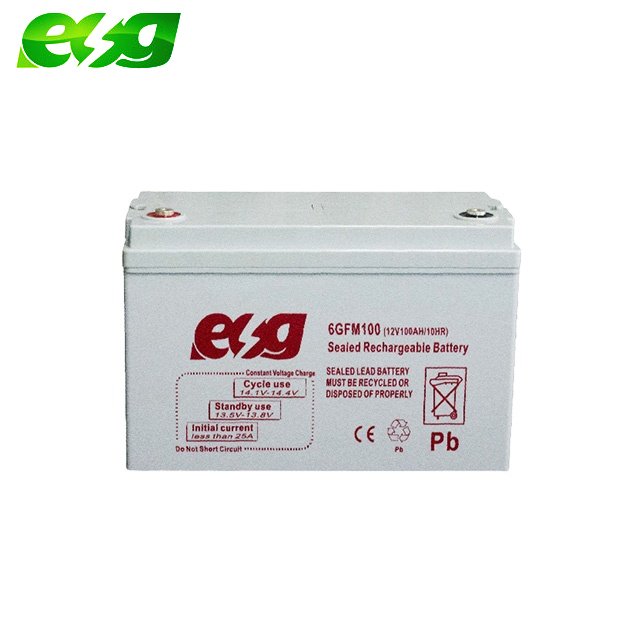 ESG UPS High Quality Maintenance Free Replacement Battery 12v100ah 150AH 200AH 250AH AGM GEL Lead Acid Battery