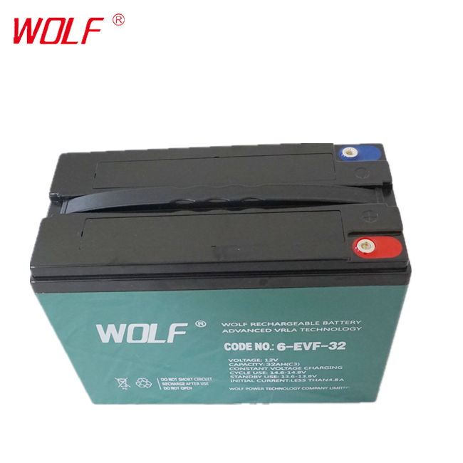 Free Maintenance electric scooters Type EVF series 12v 32ah lead acid battery