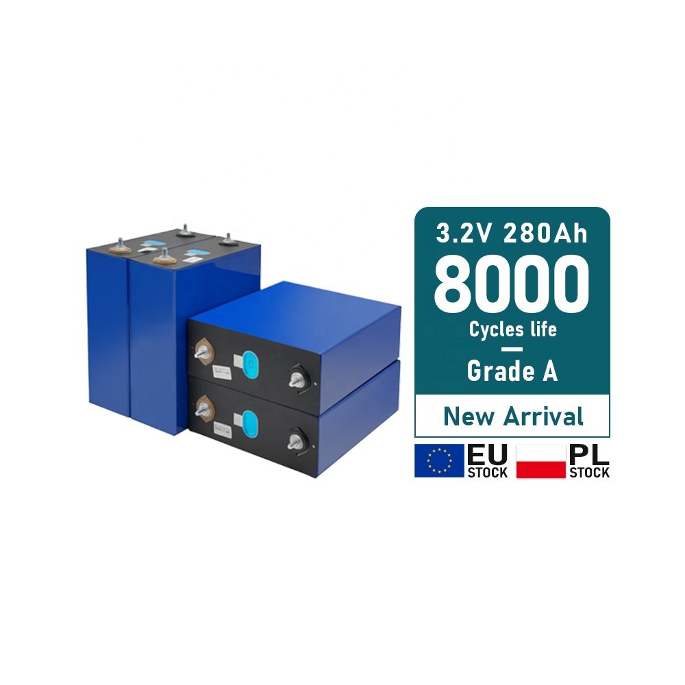 SZXUBA De Eu Stock Lifepo4 200ah 320ah Batteries Solar Akku 280ah Prismatic Lifepo4 New Lithium Ion Battery Cells 3.2v