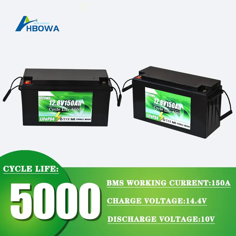 Manufacturer LiFePO4 Solar Battery 12V 100ah Lithium Ion Battery Li-ion Battery Lead-Acid Replacement for Solar