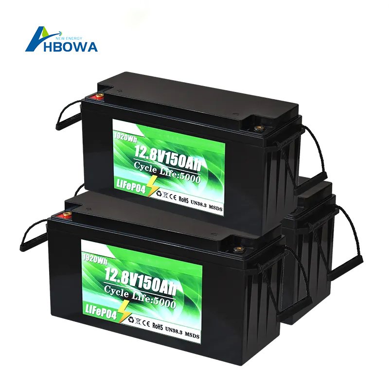 Manufacturer LiFePO4 Solar Battery 12V 100ah Lithium Ion Battery Li-ion Battery Lead-Acid Replacement for Solar