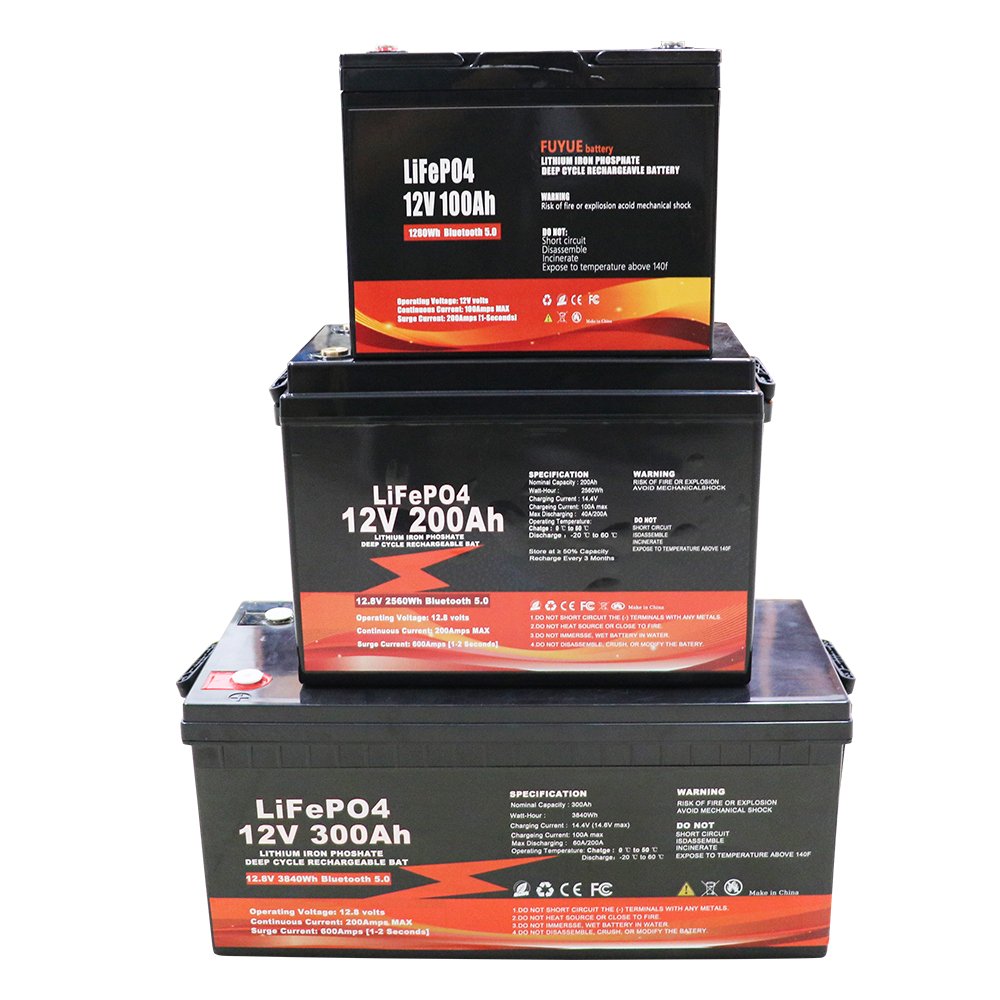 Deep Cycles Customized LiFePo4 Battery 12V 24V 48V 50AH 100Ah 200Ah 400Ah Bluetooth lithium ion Solar Battery Storage Systems