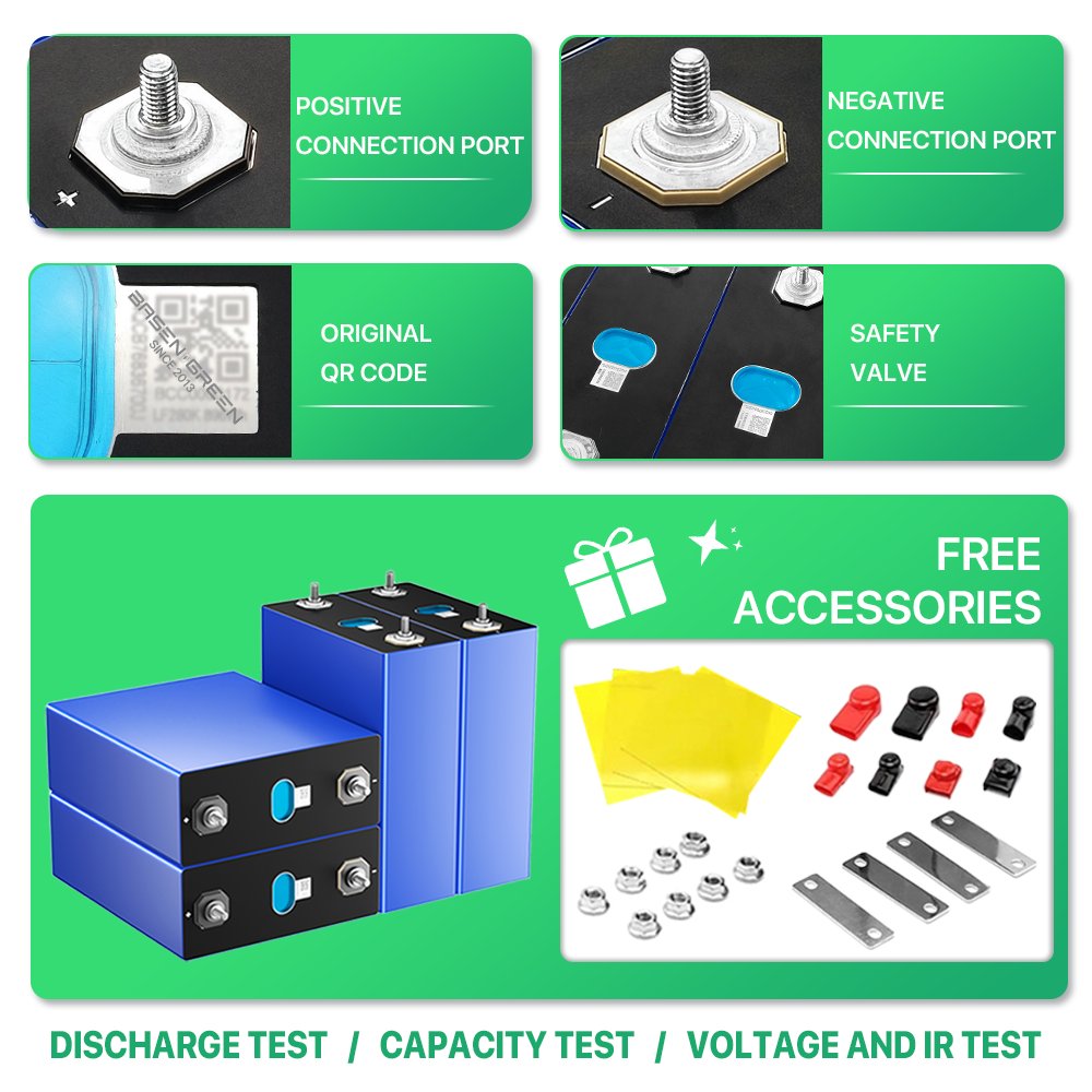 Chinese Stock V3 Lf280k 3.2v Batteries 280ah Mb31 314ah Lifepo4 Battery cell Prismatic Phosphate Lithium Ion