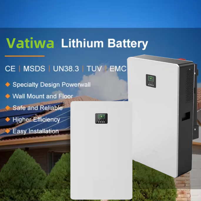 VATIWA ENERGY Portable Lead Acid Batteries Solar Lifepo4 Energy Power Sonic Units Container System Home Battery Storage 10kw