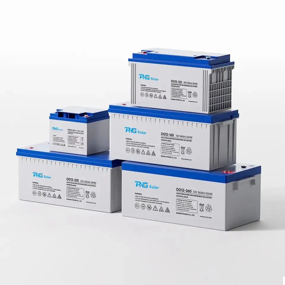 Gel Battery 2V 12V 100Ah 200Ah 250Ah For Hybrid And Off-grid System