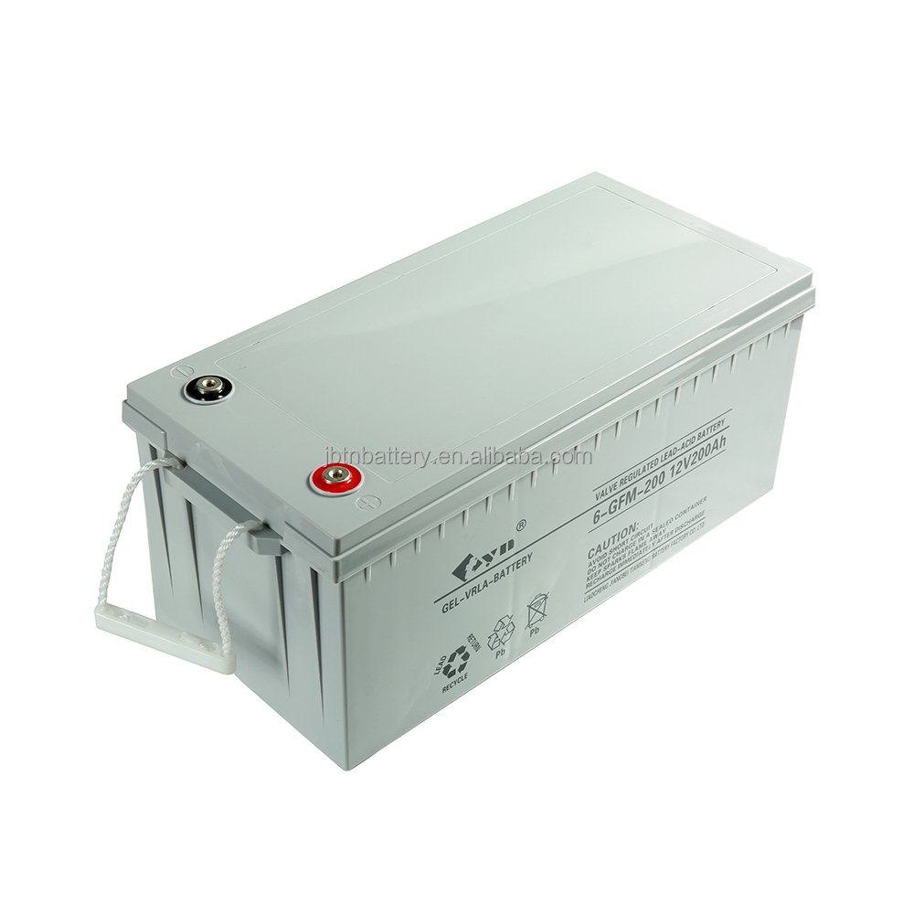 12V 200Ah deep cycle AGM gel solar battery