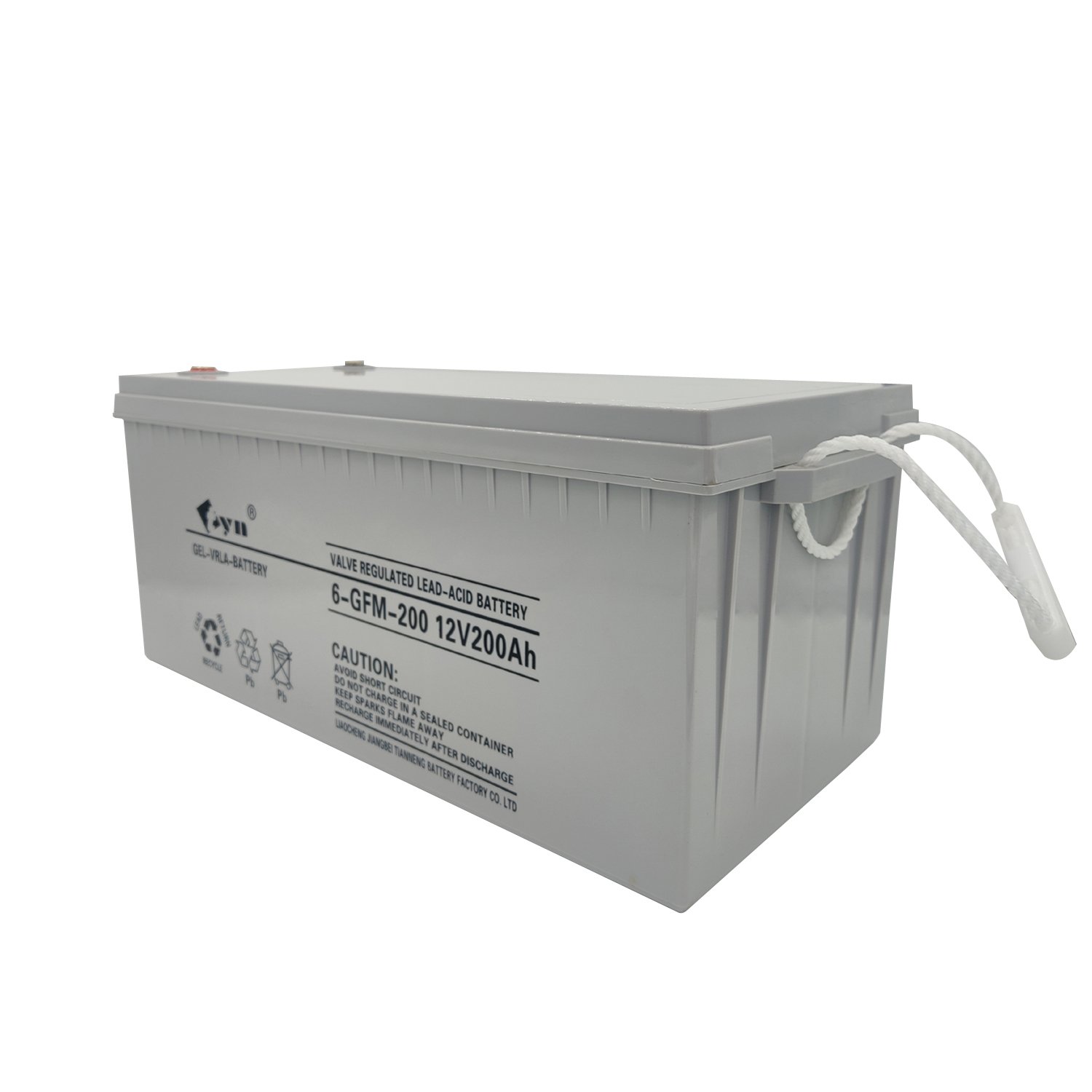 12V 200Ah deep cycle AGM gel solar battery