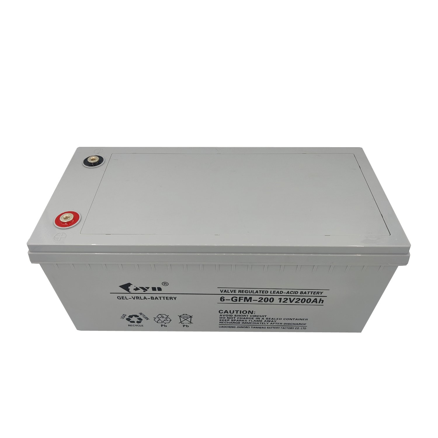 12V 200Ah deep cycle AGM gel solar battery