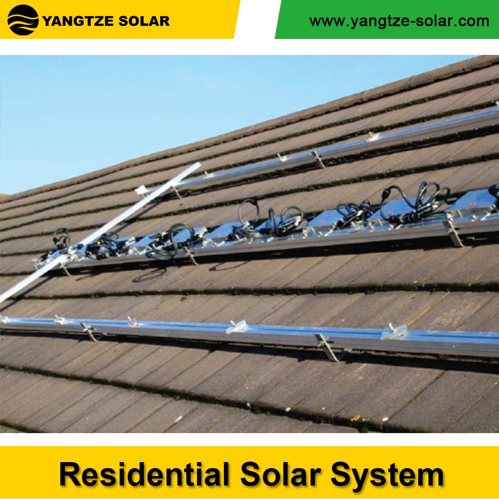 Yangtze 3 kw 5kw 10kw hybrid rooftop solar power systems solar panels 5kw hybrid kit with battery lihtium for Home