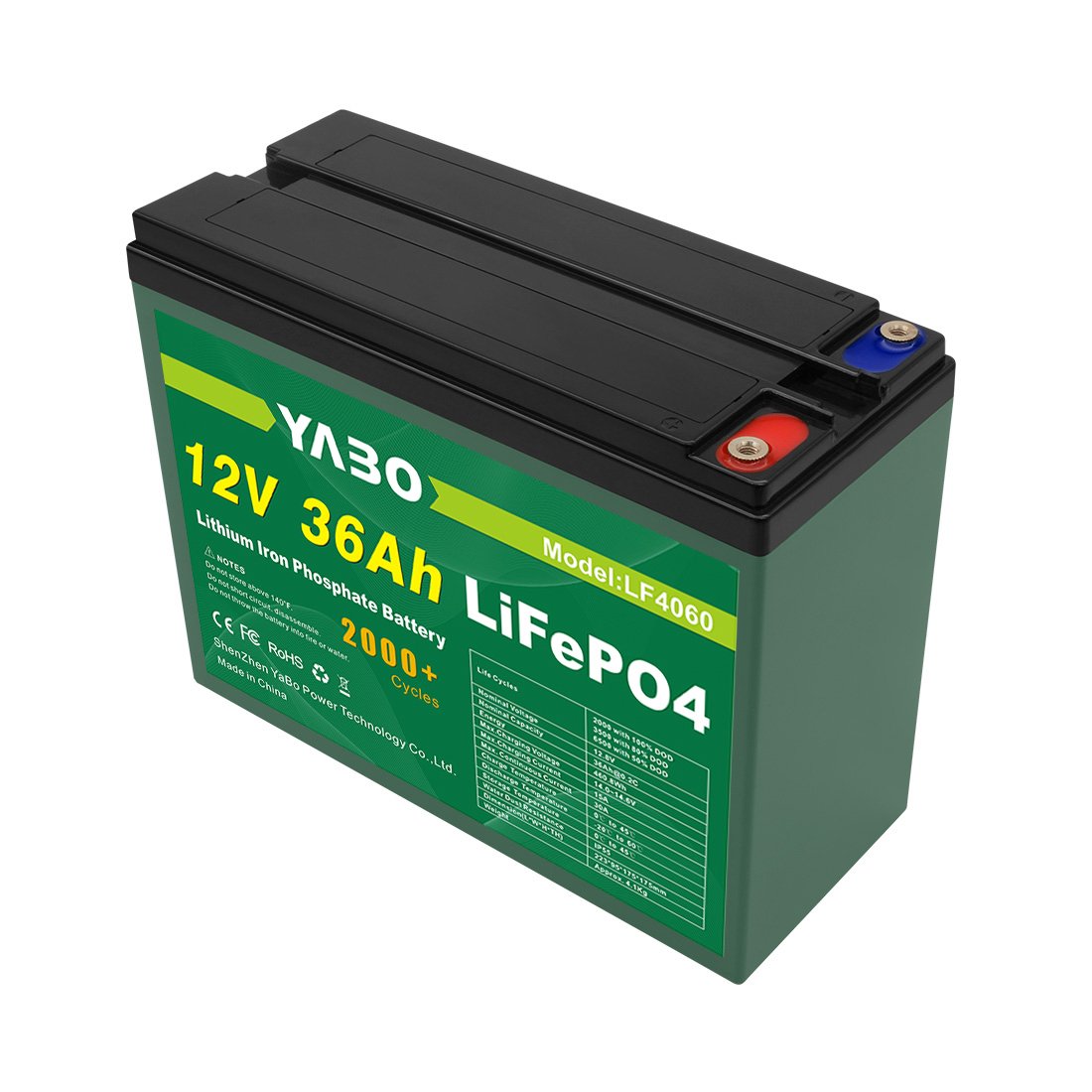 High Quality Substitute Lead Acid 32700 12v 36Ah Lithium Ion Lifepo4 Rechargeable battery pack 12v