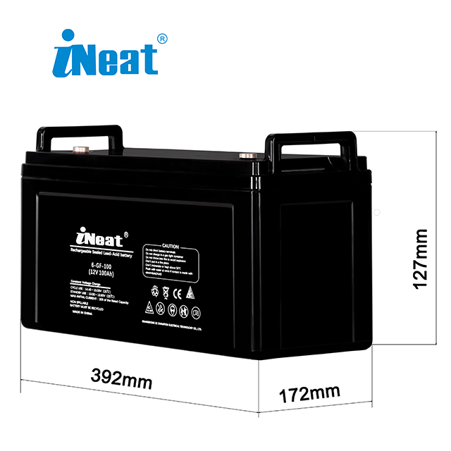 Good price deep cycle lead acid batteries Maintenance-Free 12V 100Ah VRLA Battery high capacity SLA Battery for Backup Power