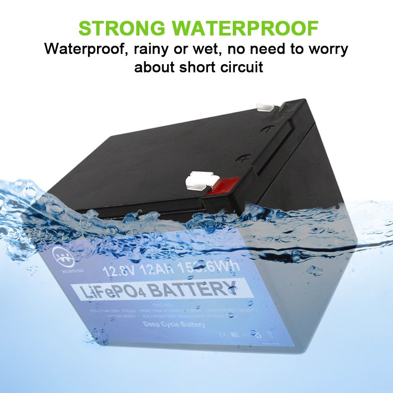 Factory Customized Deep Cycle Lithium 6ah 10ah 30ah 15ah Lifepo4 Battery 12v 12ah