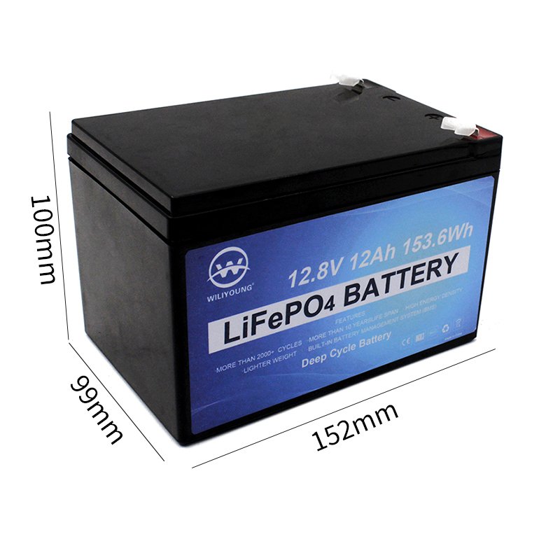 Factory Customized Deep Cycle Lithium 6ah 10ah 30ah 15ah Lifepo4 Battery 12v 12ah