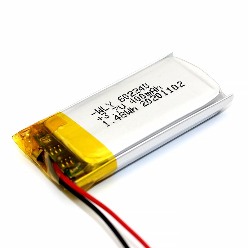 OEM ODM customized battery 400mah 602040 3.7v rechargeable lithium ion battery