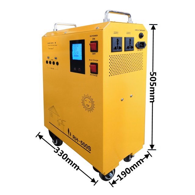 Portable Solar Generator 110v 220v Ac Portable Solar Generator 1000w1500w 2000w