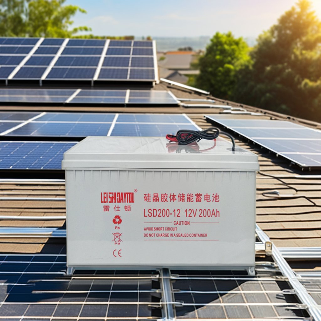 Deep Cycle 12V 200Ah Lead Acid Battery Sealed 6V/4V/2V Solar Energy Storage System Consumer Electronics Home Appliances Storage
