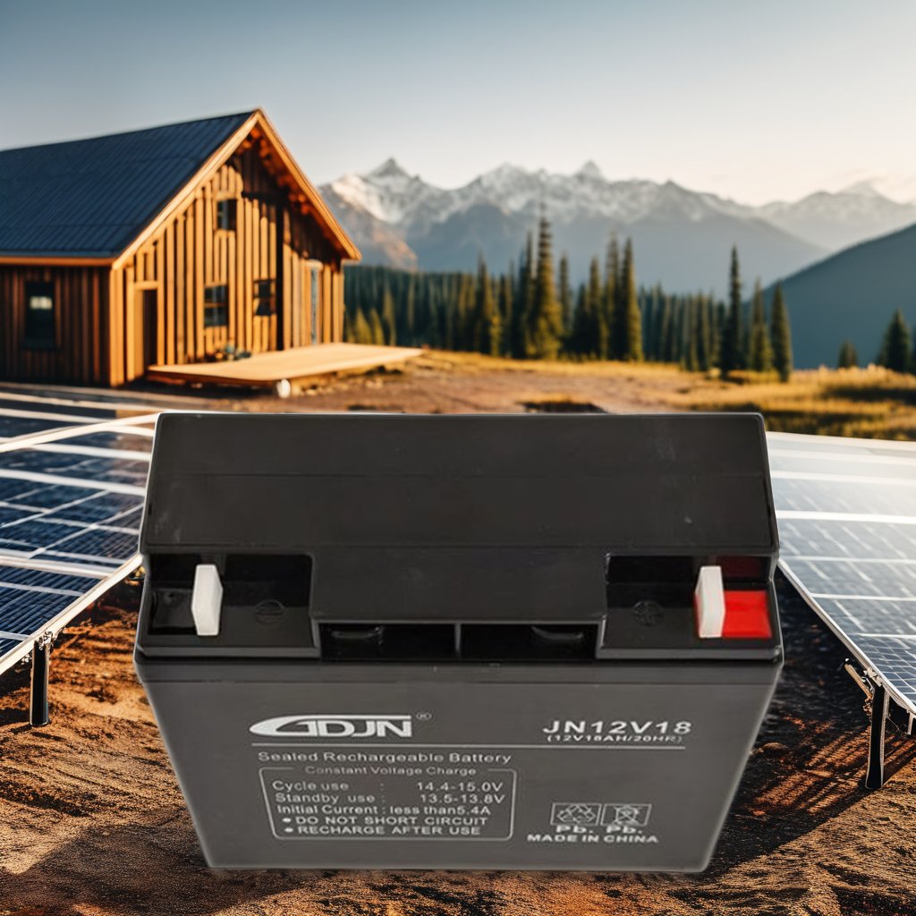 Efficient 12V18Ah Rechargeable VRLA Lead-Acid Batteries for Solar Energy System UPS Toy Lighting-Solar Cell Storage