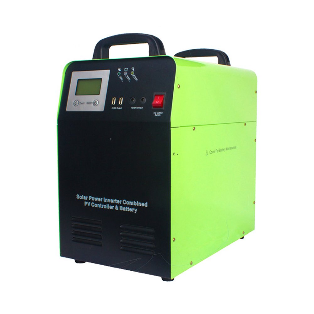 portable systeme solaire,solar power 220 volt system(1000W solar panel with led light&control box&battery)