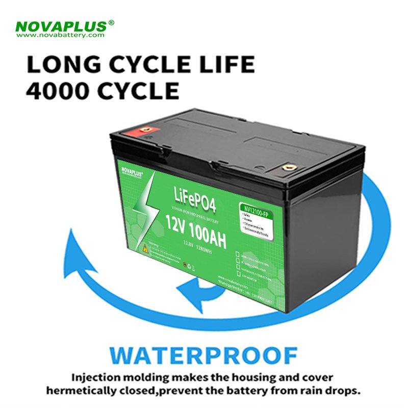 Nova BMS Long life RV lifepo4 24v 100ah 200ah deep cycle lithium ion batteries lifepo4 battery pack for 24v