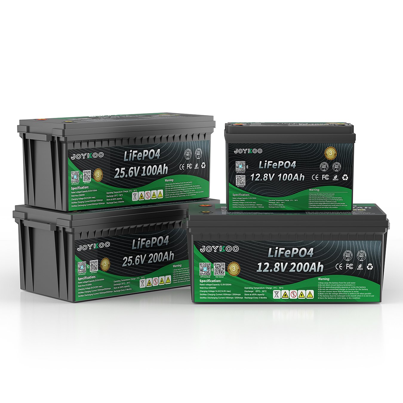 24V 12V 100Ah 200Ah 300Ah LFP LiFePo4 Lead-Acid Replacement Battery 12.8V 25.6V 100Ah 200Ah 300Ah 50Ah Lithium Battery Pack