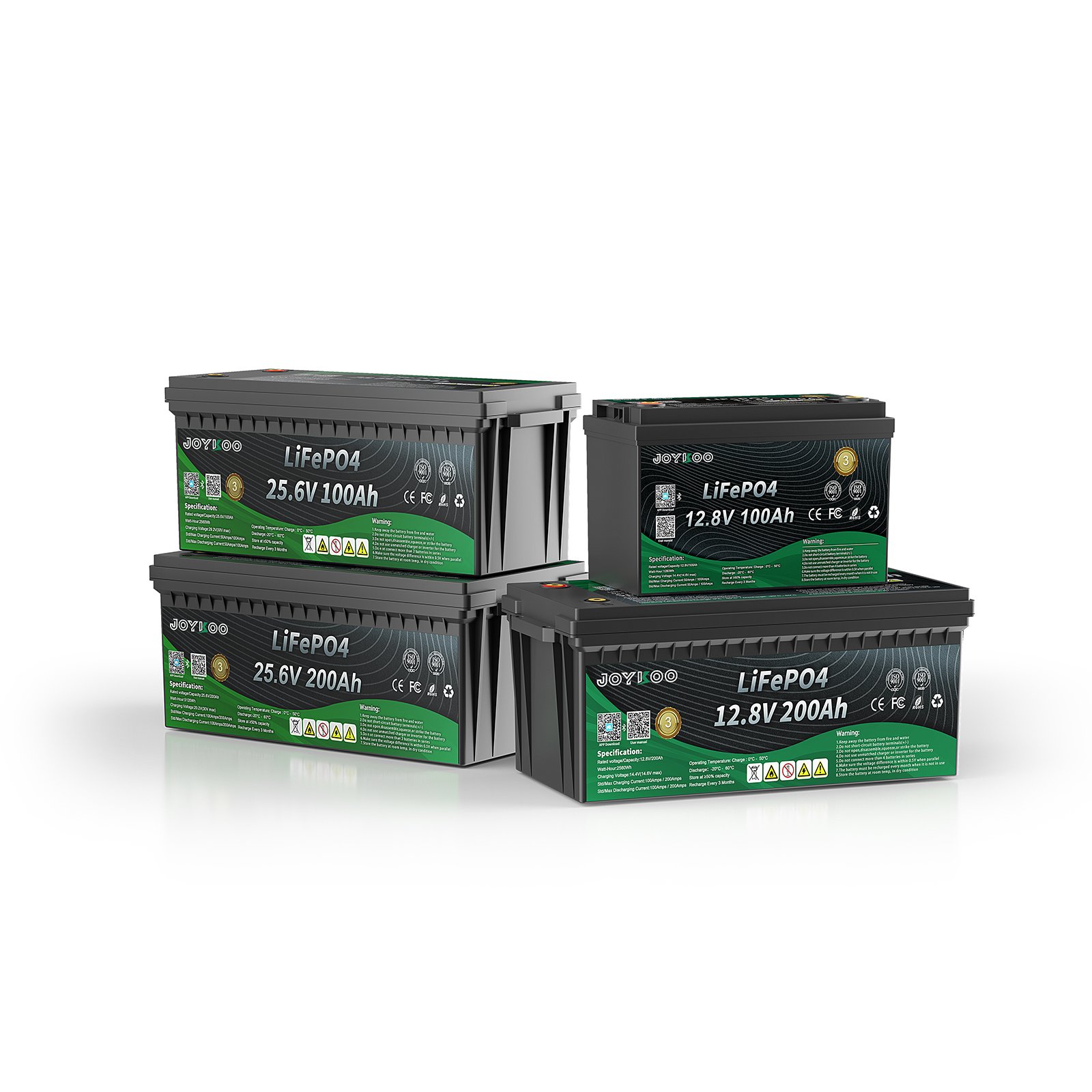 24V 12V 100Ah 200Ah 300Ah LFP LiFePo4 Lead-Acid Replacement Battery 12.8V 25.6V 100Ah 200Ah 300Ah 50Ah Lithium Battery Pack