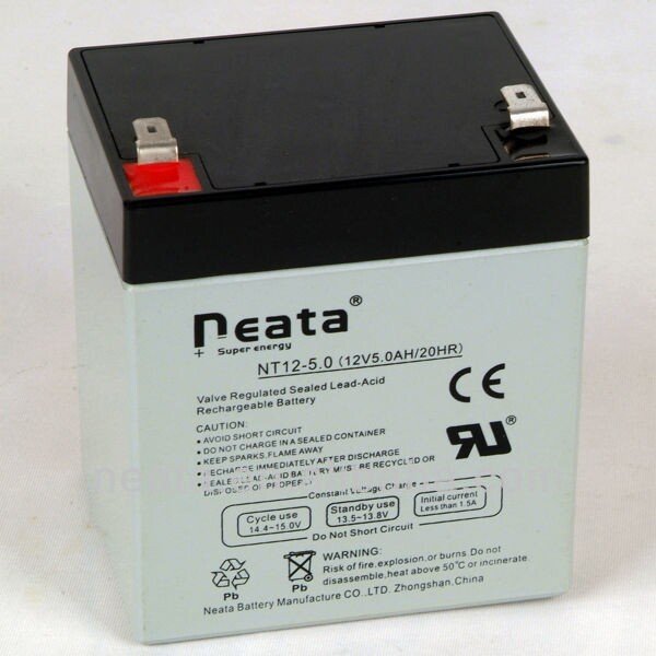 NEATA Rechargeable Deep Cycle Battery AGM VRLA Battery Lead Acid Batteries 12V 5ah