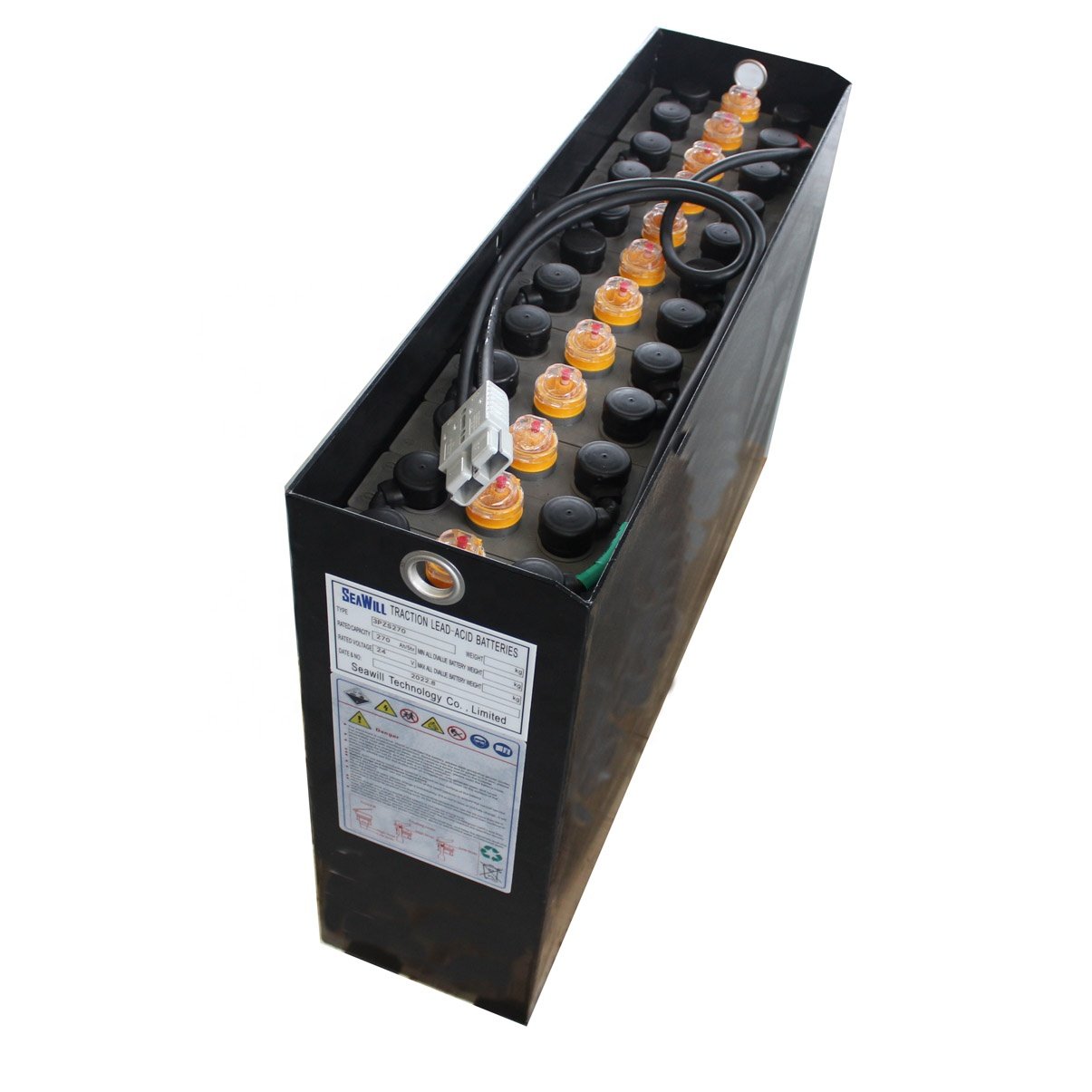 Forklift battery traction lead acid battery 24v 390Ah 6VBS390 stacker lift truck battery