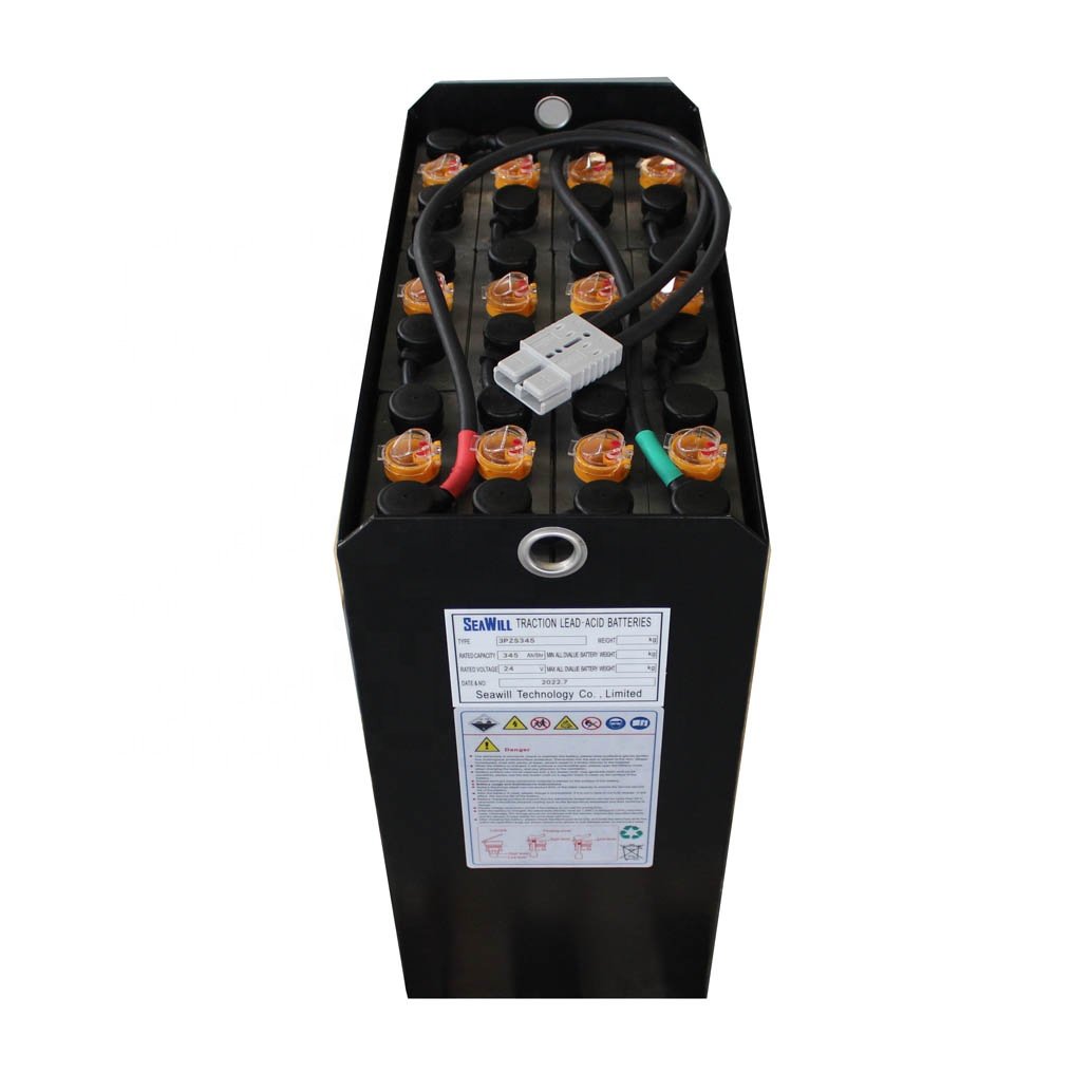 Forklift battery traction lead acid battery 24v 390Ah 6VBS390 stacker lift truck battery