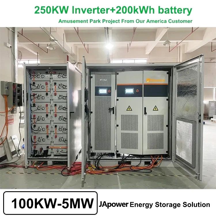 Commercial Complete Large Capacity lithium-ion battery 200KWH-5MW Hybrid Inverter 100KW-500KW Solar Energy Storage System