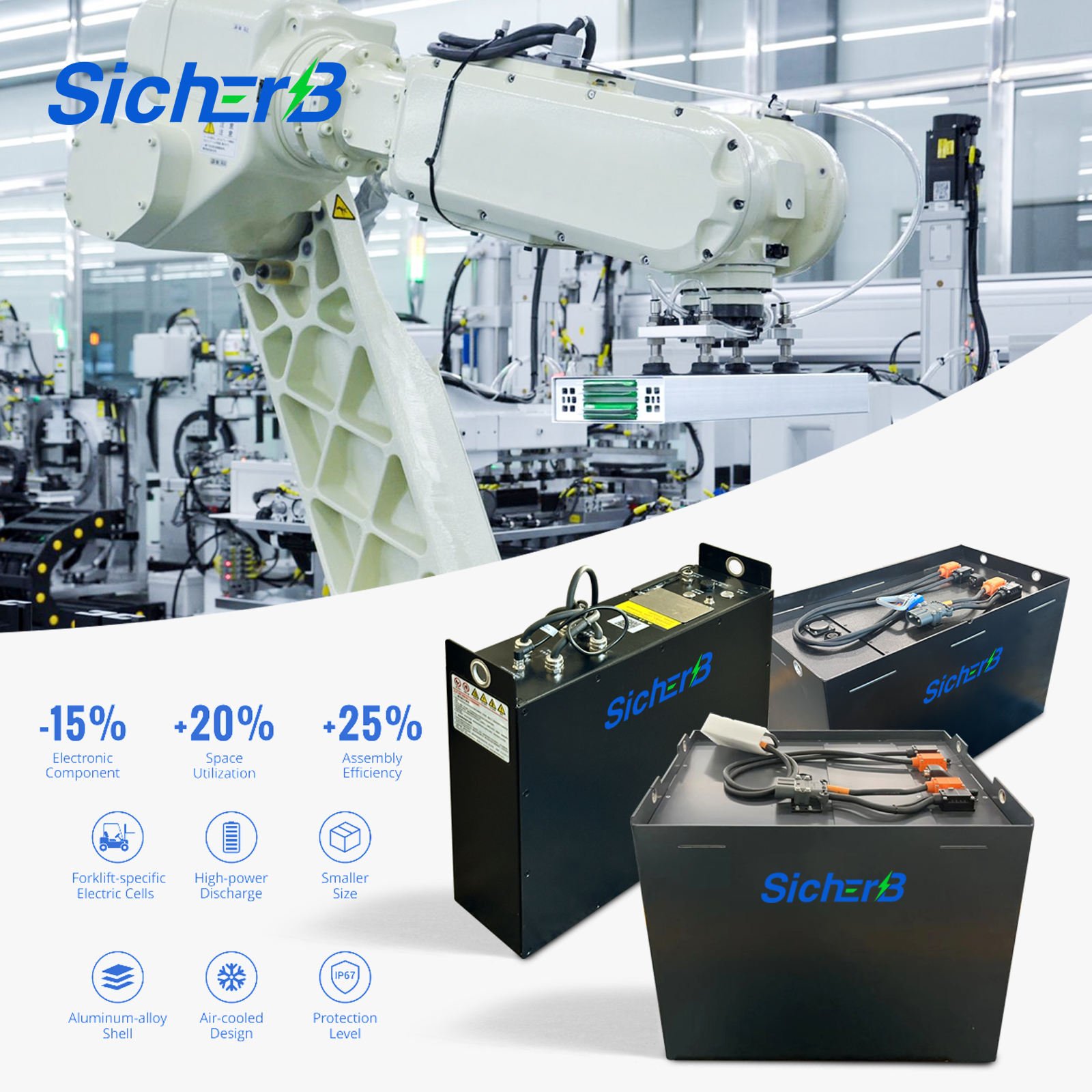24V 36V 48V 80V Electric Forklift Battery Manufacturer Rechargeable Traction Lead Acid Battery 150Ah 200Ah 280Ah 300Ah For Sale