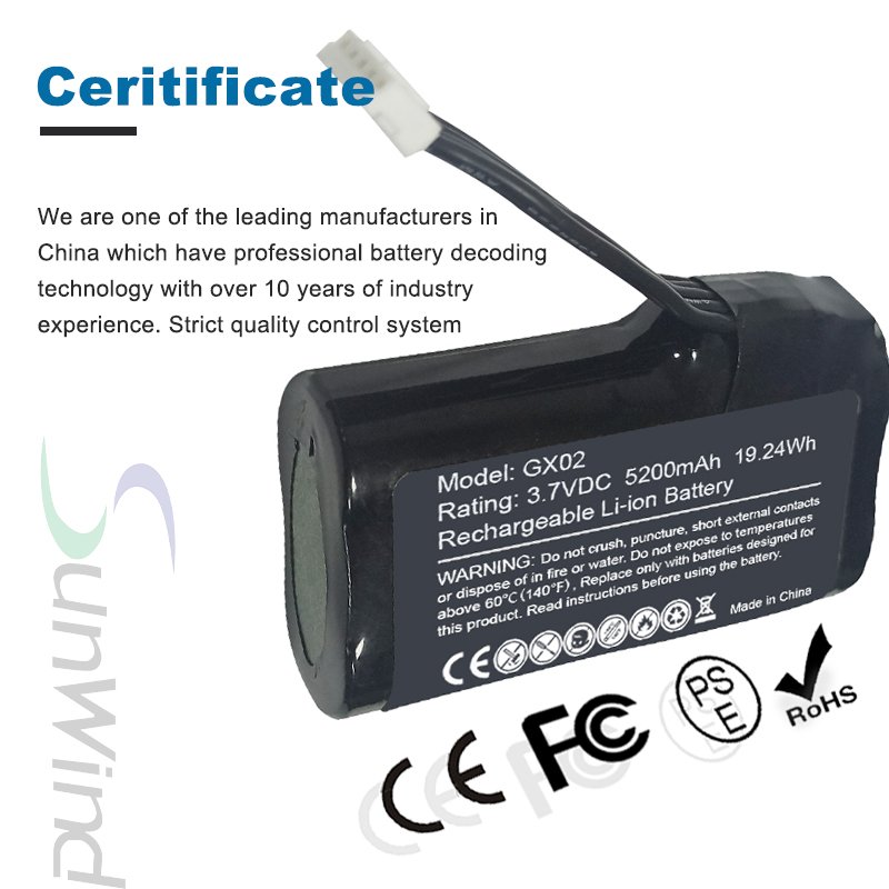 Original N3 N5 GX02 Rechargeable Bateria for Nexgo GX02 POS Terminal 5200mAh 3.7V Lithium ion battery nexgo gx02