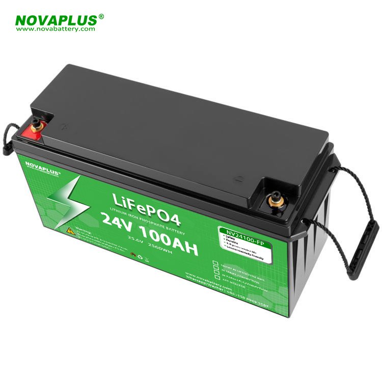 Nova deep cycle 24V 100Ah 200Ah Lithium Battery Pack LiFePO4 Battery for Replacement Lead-acid batteries