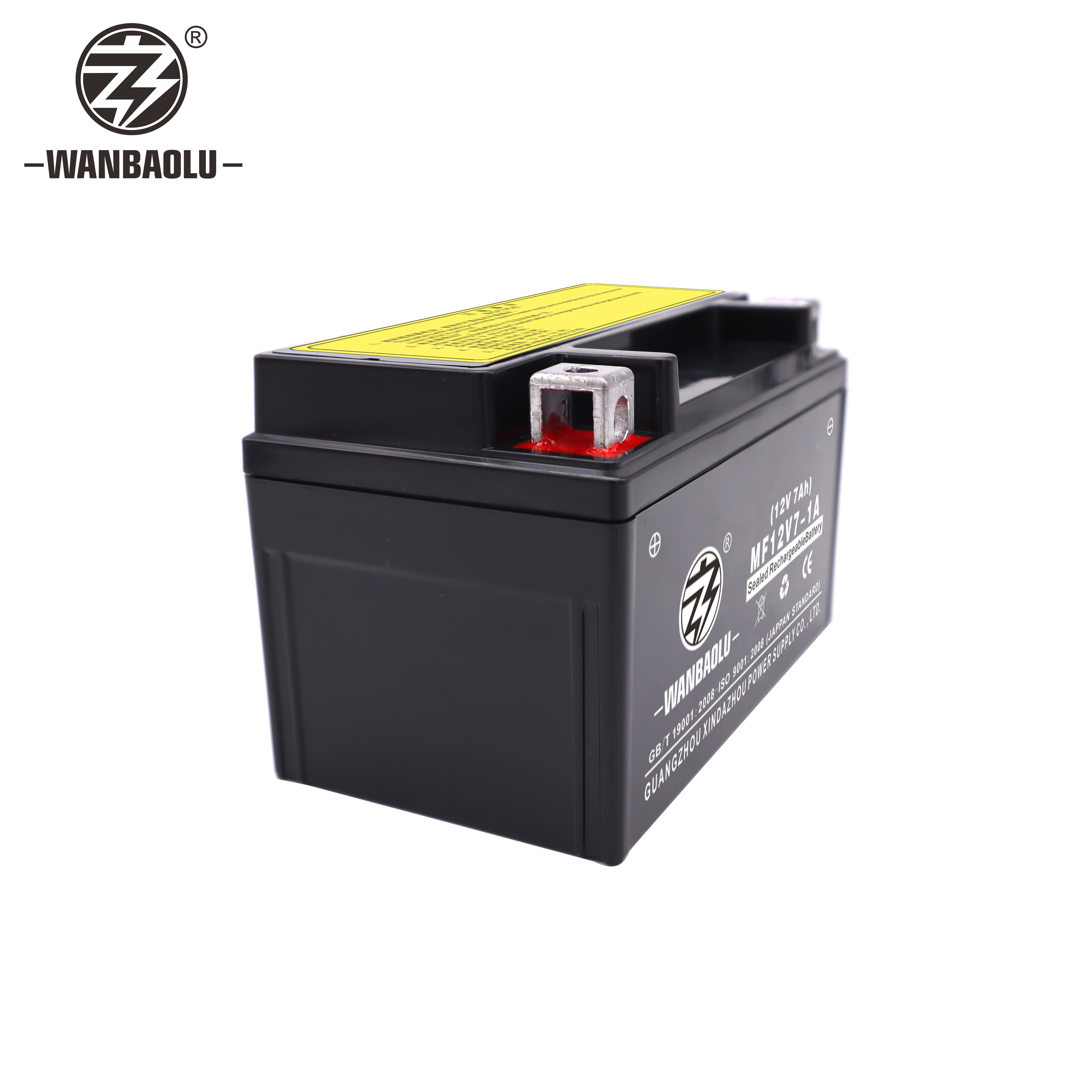 lead-acid battery 12V7AH lead acid batteries motorcycle battery YTX7A-BS(MF)