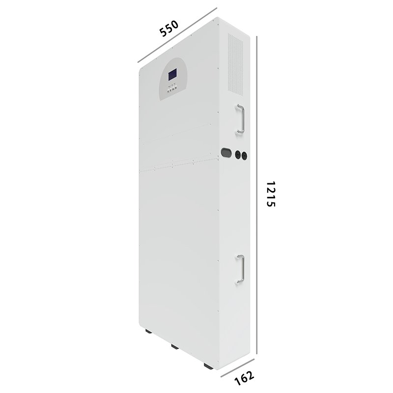 48v 5kw 10kw All in one solar inverter battery 10kwh 20kwh energy lithium ion battery stackable module solar system