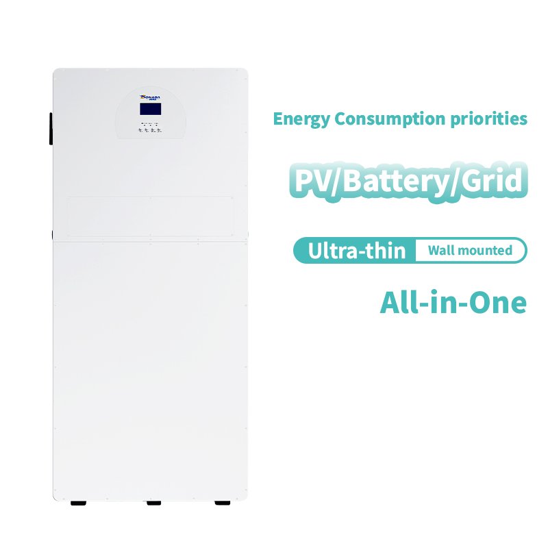 48v 5kw 10kw All in one solar inverter battery 10kwh 20kwh energy lithium ion battery stackable module solar system
