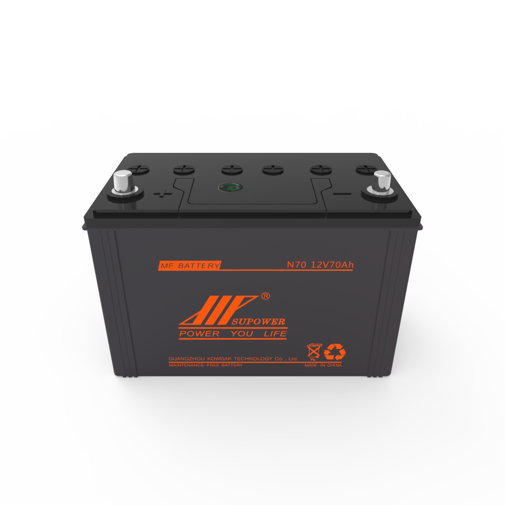 NEW automotive/solar lead-acid battery SUPOWER N60MF 12V70Ah JIS standard Less maintenance