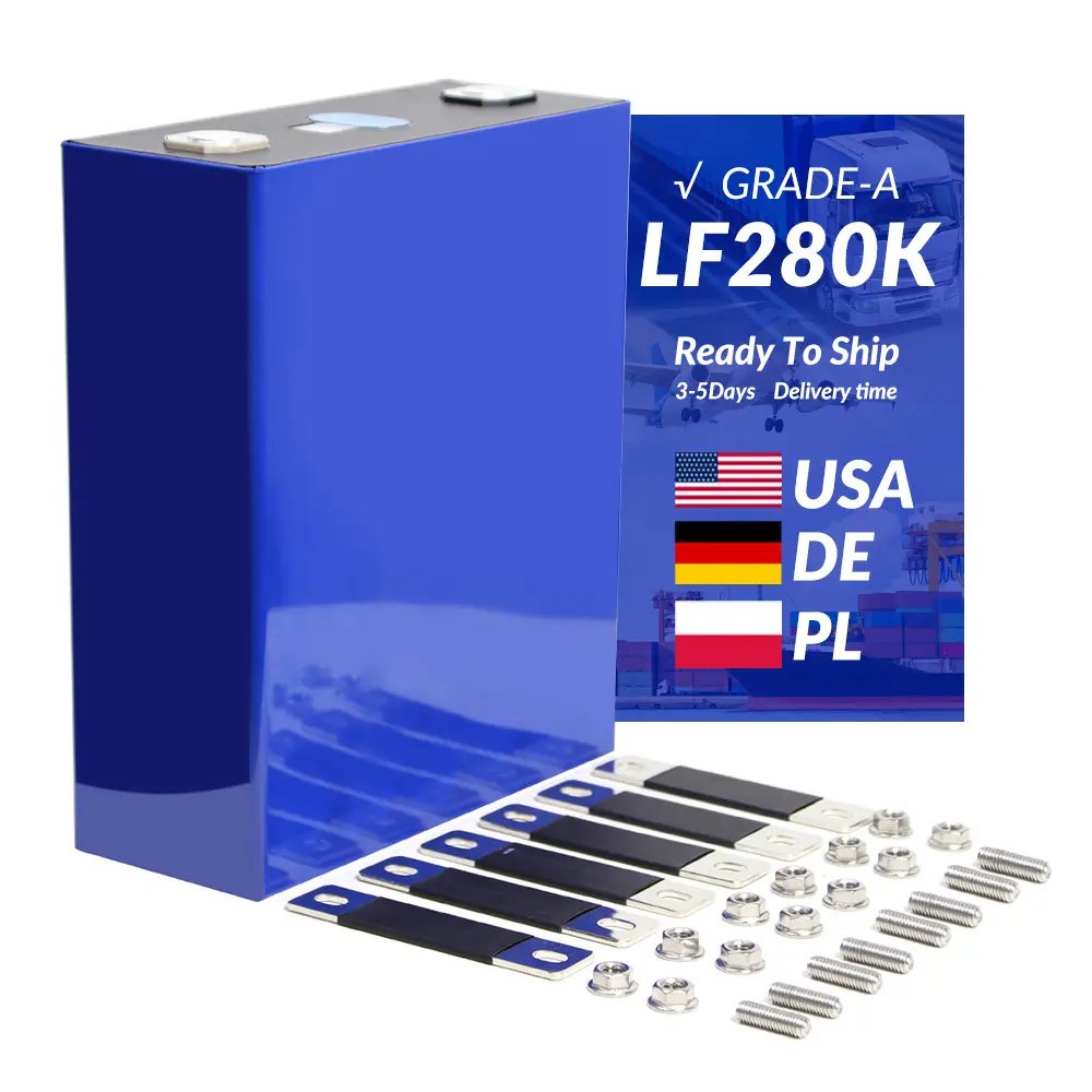 Sunrise Prismatic LF280K Lifepo4 280 AH Lfp Phosphate Iron Cell 3.2 V Grade A 3.2V 280Ah Lifepo4 Lithium Ion Batteries